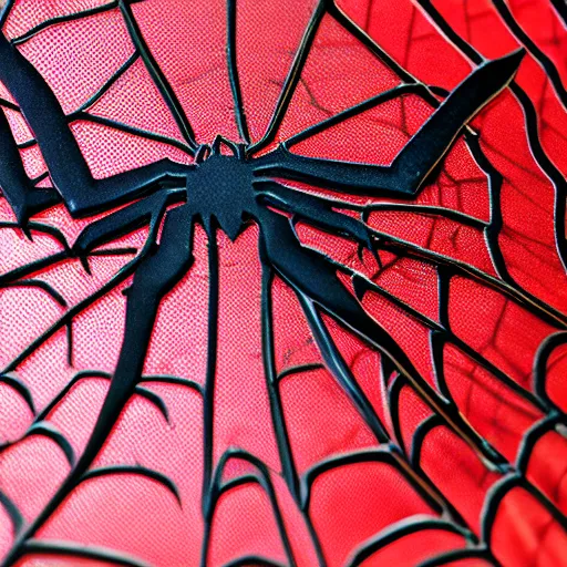 Prompt: SPIDERMAN with ornate cloak, highly detailed, 4k, HDR, smooth, sharp focus, photo-realistic, high resolution, award-winning, macro 20mm, headshot