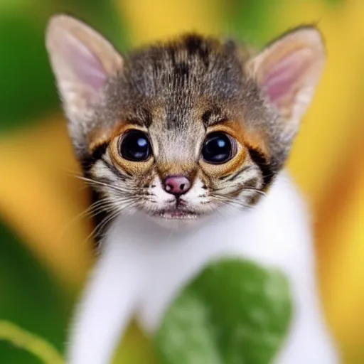 Image similar to photo of world ’ s smallest cat the size of a honeybee