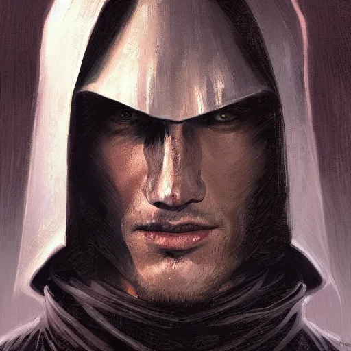 Image similar to portrait of a man by Greg Rutkowski, Jacen Solo as a sith knight, wearing black sith robes, Star Wars Expanded Universe, highly detailed portrait, digital painting, artstation, concept art, smooth, sharp foccus ilustration, Artstation HQ