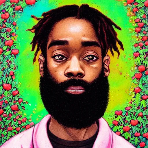 Prompt: portrait of mc ride by hikari shimoda