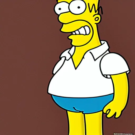 Image similar to Homer Simpson