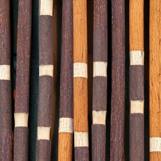 Prompt: pattern, tileable, wooden match sticks 4k texture