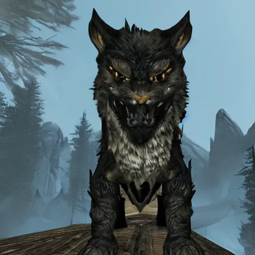 Image similar to Skyrim VR werewolf mod
