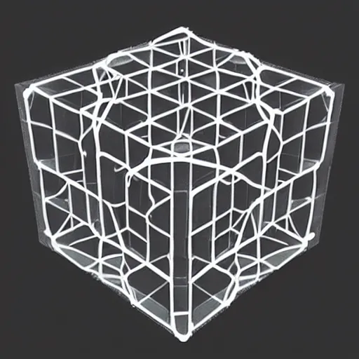 Prompt: a hypercube