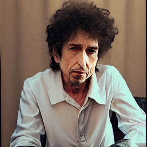 Prompt: bob dylan as a super saiyan