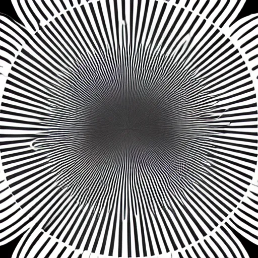 Image similar to concentric circle in the style of Issey miyake