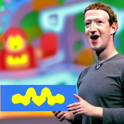 Image similar to mark Zuckerberg in Pac-Man and the Ghostly Adventures