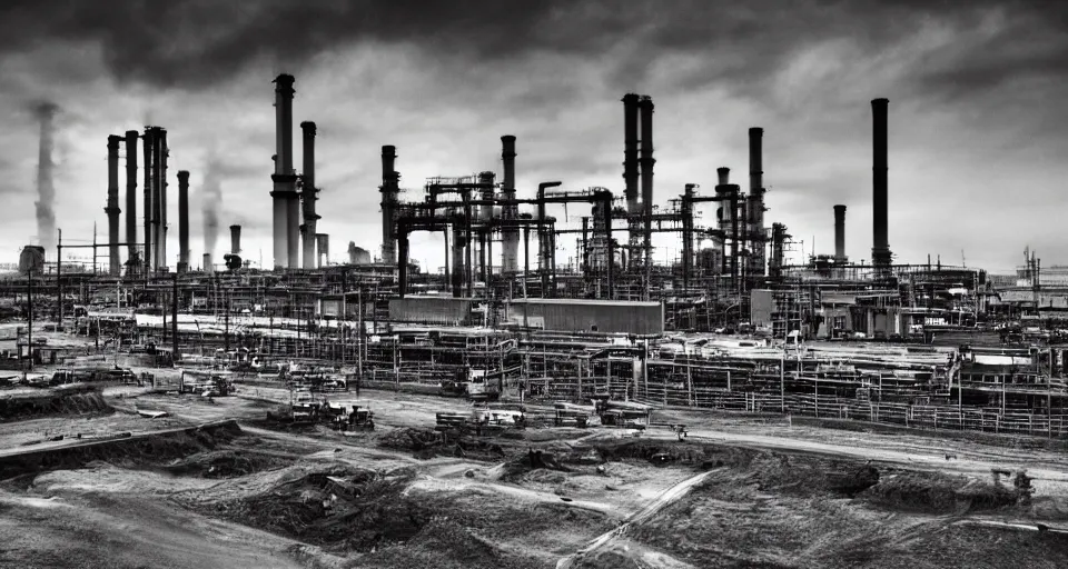 Image similar to industrial landscape