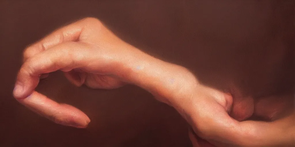 Image similar to a hand, cinematic lighting, detailed oil painting, hyperrealistic, 8k