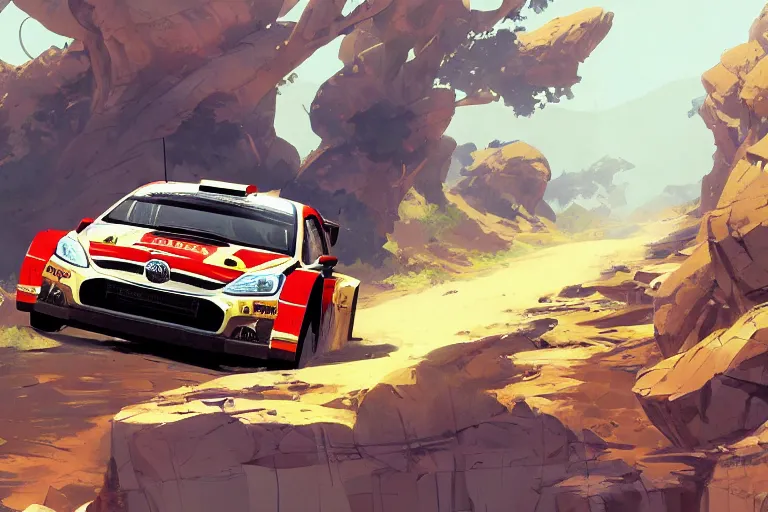 Prompt: wrc rally car stylize, official fanart behance hd artstation by jesper ejsing, by rhads, makoto shinkai and lois van baarle, ilya kuvshinov, ossdraws, that looks like it is from borderlands and by feng zhu and loish and laurie greasley, victo ngai, andreas rocha, john harris