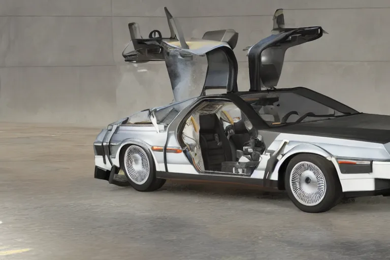 Image similar to delorean in half life alyx