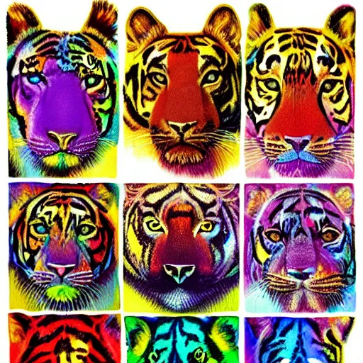 Image similar to 🌈 🐯