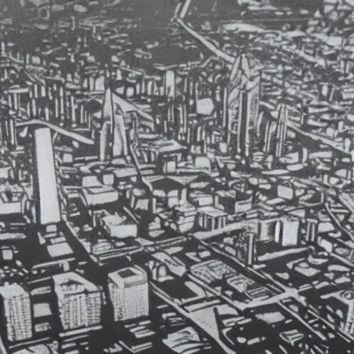 Prompt: city from 1 9 8 4 orwell, photo, detailed