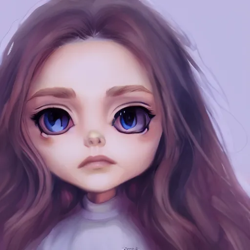 Prompt: elizabeth olsen chibi art, cgsociety contest winner, artstation, artstation chibi, cgsociety chibi, 4 k, 8 k