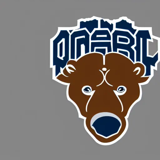 Image similar to concept logo design for a grizzly bear NFL team