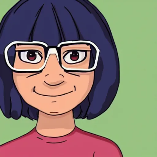 Prompt: Tina Belcher as a real person, photorealistic