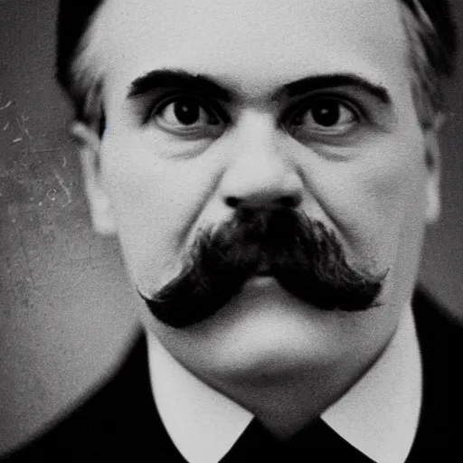 Prompt: friedrich nietzsche if he lived in 2 0 2 1, portrait photography with nikon