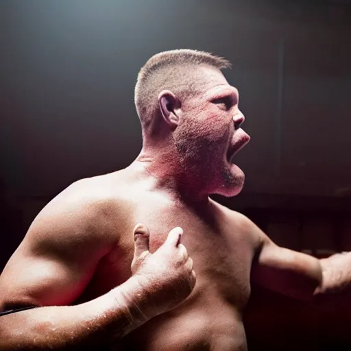 Image similar to Live Action Still Pig Man As Boxer with his hands raised in victory, real life, hyperrealistic, ultra realistic, realistic, highly detailed, epic, HD quality, 8k resolution, body and headshot, film still,Exquisite detail, post-processing, masterpiece, Cinematic Lighting, Unreal Engine, 8k, HD