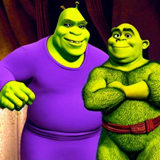 Prompt: Shrek before the Iranian revolution