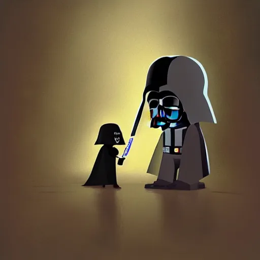 Image similar to darth vader, artwork by goro fujita