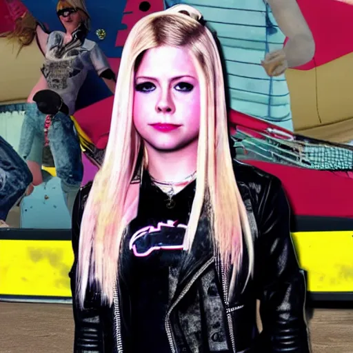 Image similar to Avril Lavigne in GTA 5