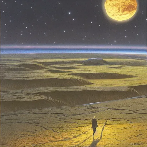 Prompt: a landscape by peter elson