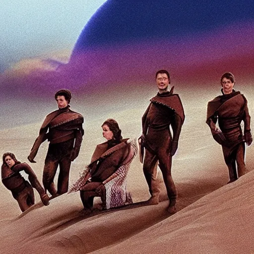 Prompt: the movie dune, but with earthworms