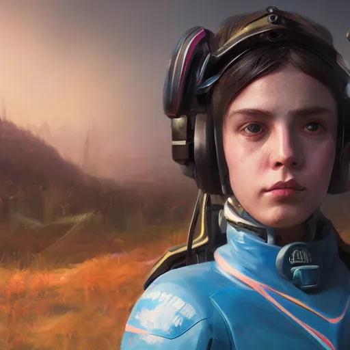 Image similar to portrait of girl motobike, 8 k uhd, unreal engine, octane render in the artstyle of finnian macmanus, john park and greg rutkowski