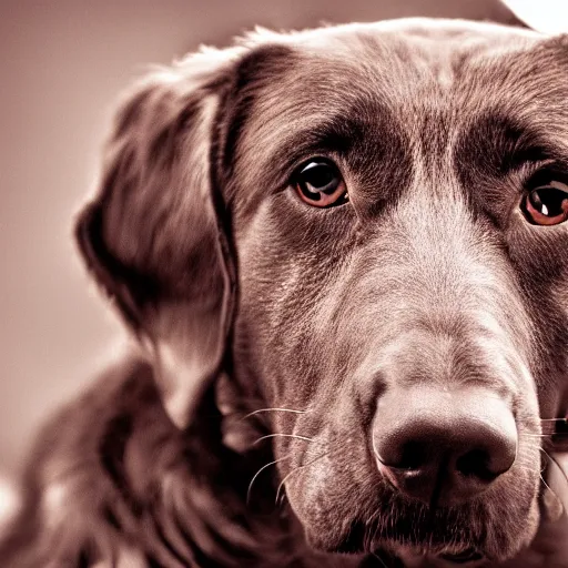 Prompt: ultra detailed photo of a dog made of feces