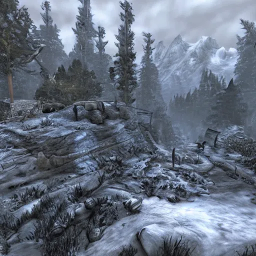 Image similar to Ragnar the Red Rides to Rorikstead Skyrim Highly Detailed