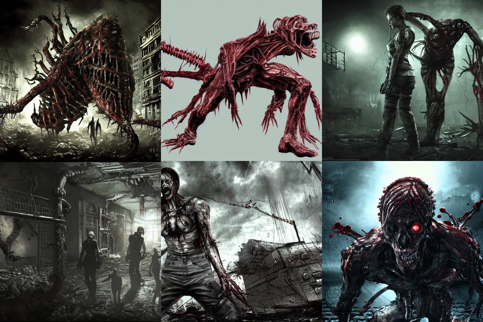 Prompt: Resident Evil virus concept art, highly detailed, horror, scary, terrifying, horrific, hd 4k