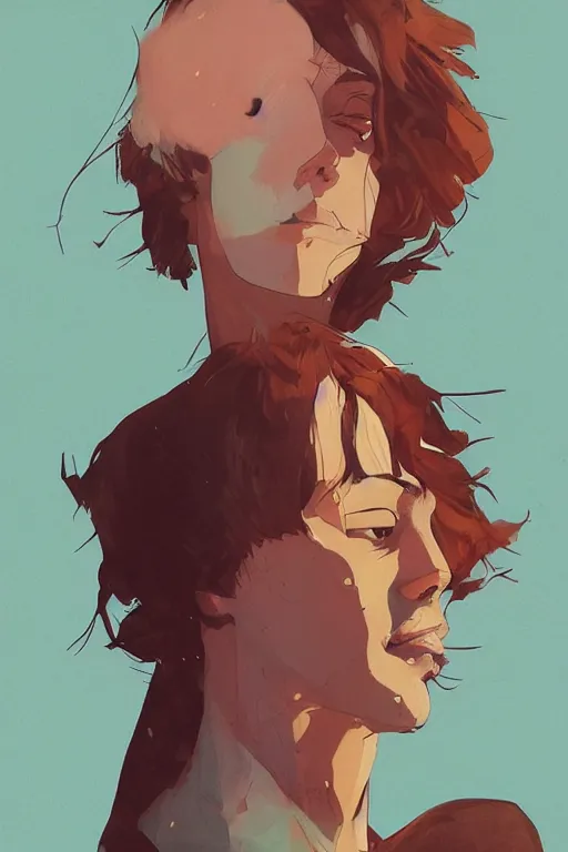 Prompt: young man with short brown hair, by conrad roset, fiona staples and makoto shinkai, featured on artstation