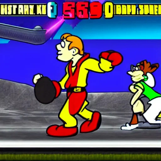 Image similar to scooby doo in super smash bros melee game