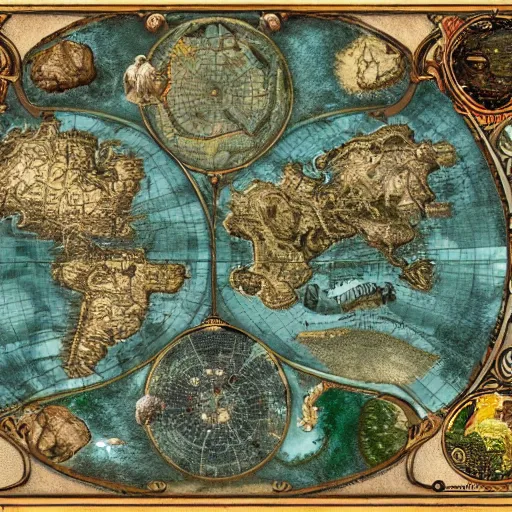 Image similar to fantasy map, high resolution, atlas, high quality