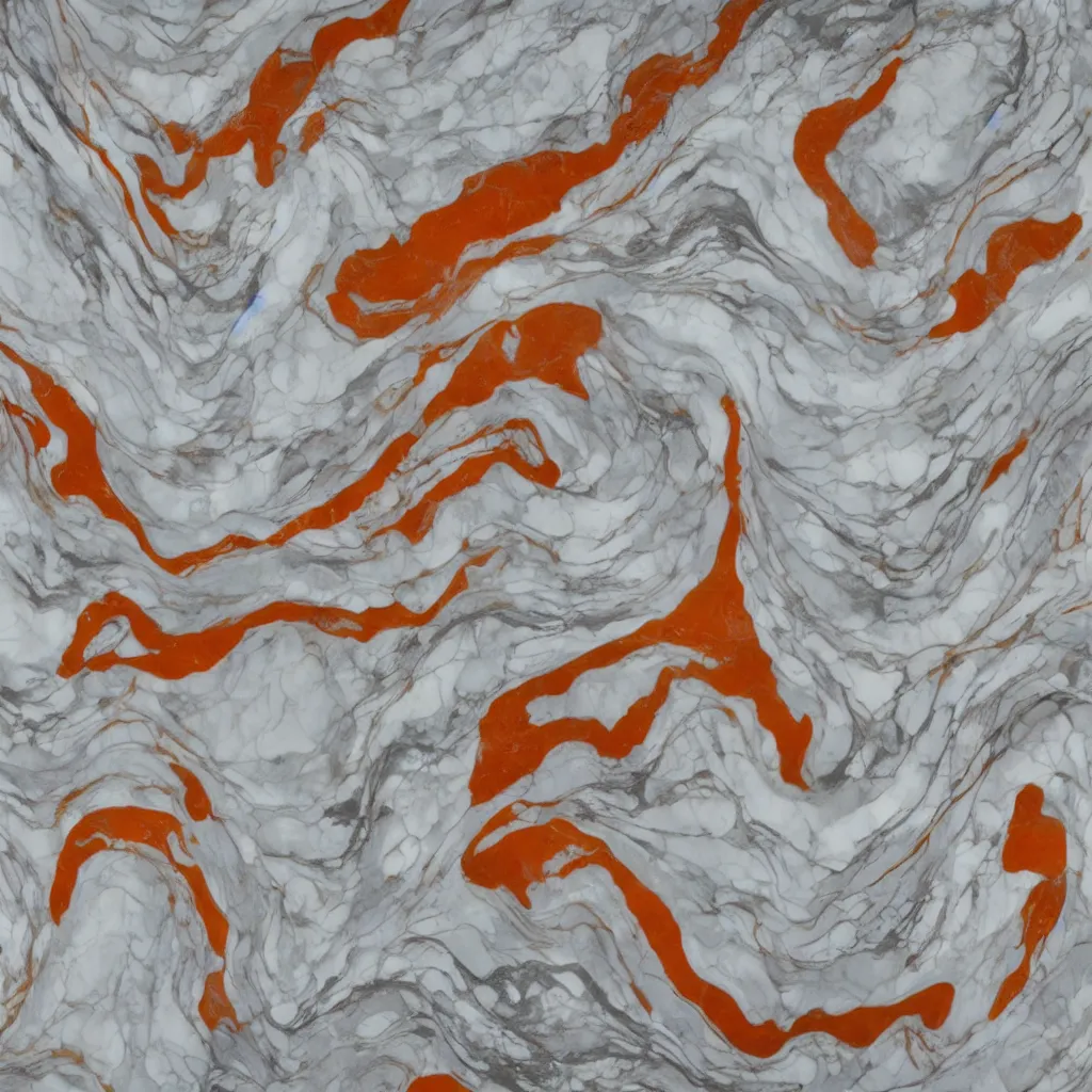 Image similar to a white and orange marble textured background, a marble sculpture by georgia o'keeffe, featured on polycount, gutai group, marble sculpture, ultrafine detail, biomorphic