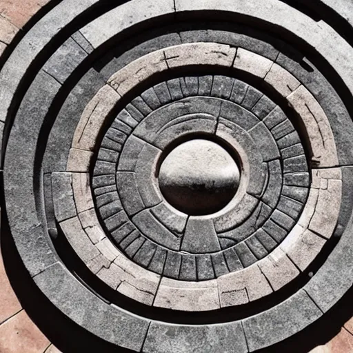 Prompt: stargate made of stone that form a circle, cinematic view, epic sky, highly detailed