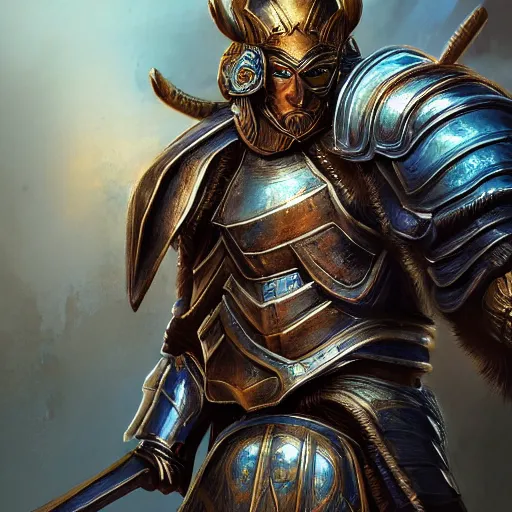 Image similar to highly detailed full body portrait of the god Ares in full armor, digital art, concept art, character art, cinematic lightning, bright colors, intricate, masterpiece, photorealistic, hiperrealistic, sharp focus, high contrast, Artstation HQ, DeviantArt trending, 4k UHD, Unreal Engine 5