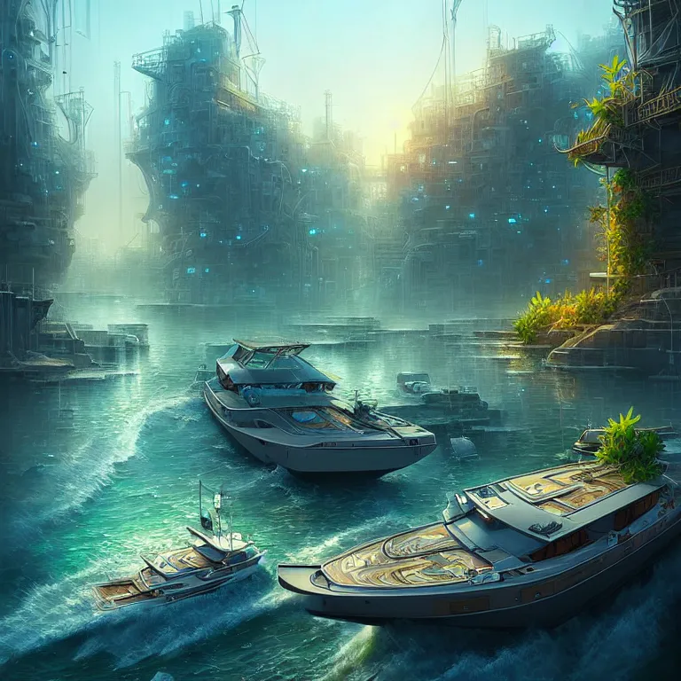 Image similar to epic professional digital art of 🍃 🛥 🏭 😱, best on artstation, cgsociety, wlop, cosmic, epic, stunning, gorgeous, much detail, much wow, masterpiece