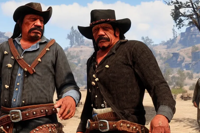 Image similar to danny trejo in red dead redemption 2