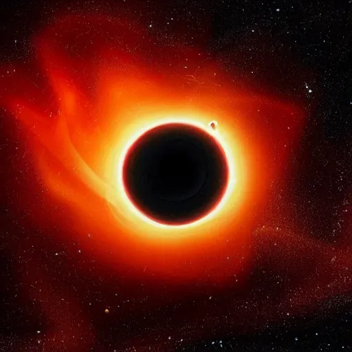 Image similar to black hole cat