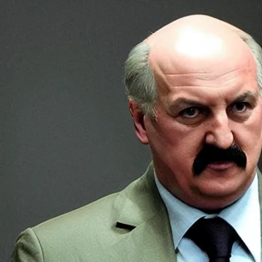 Prompt: Alexander Lukashenko as a T-800