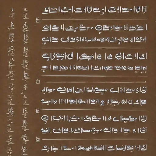 Image similar to poem written in futuristic arabic hangul