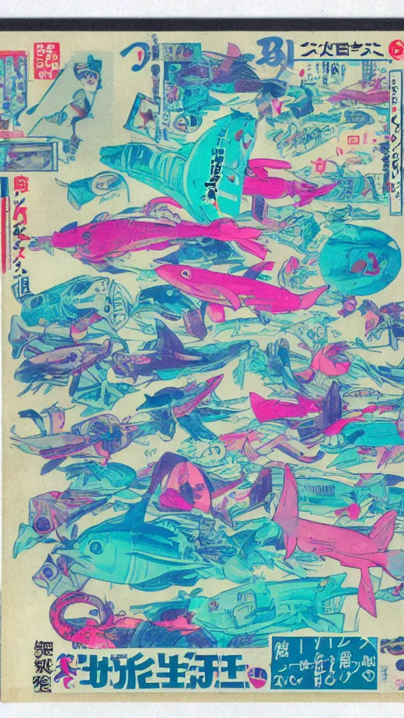 Image similar to japanese y 2 k ephemera, seapunk