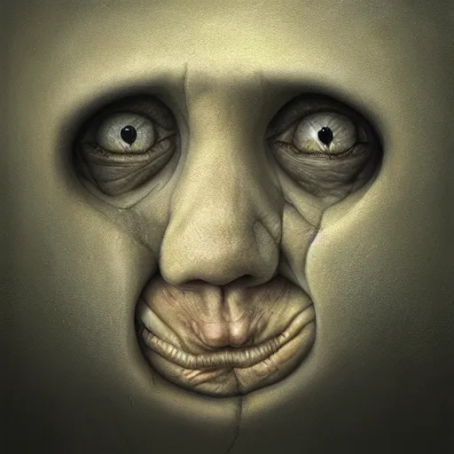 Image similar to ground to dust by the weight of your disappointment. by anton semenov, hyperrealistic photorealism acrylic on canvas