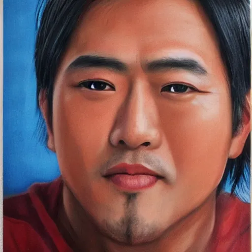 Prompt: high quality realistic portrait of saharat sangkapreecha, thai actor