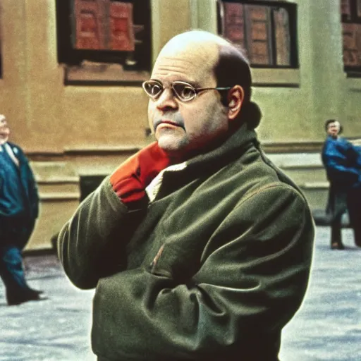 Image similar to photo of george costanza as a soviet leader, 3 5 mm film, by steve mccurry