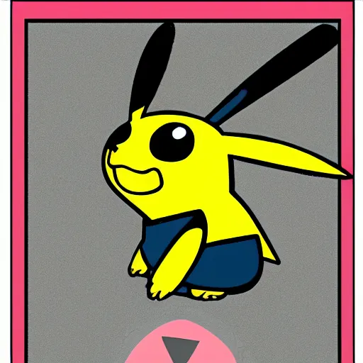 Image similar to a cross between pikachu, and gloom