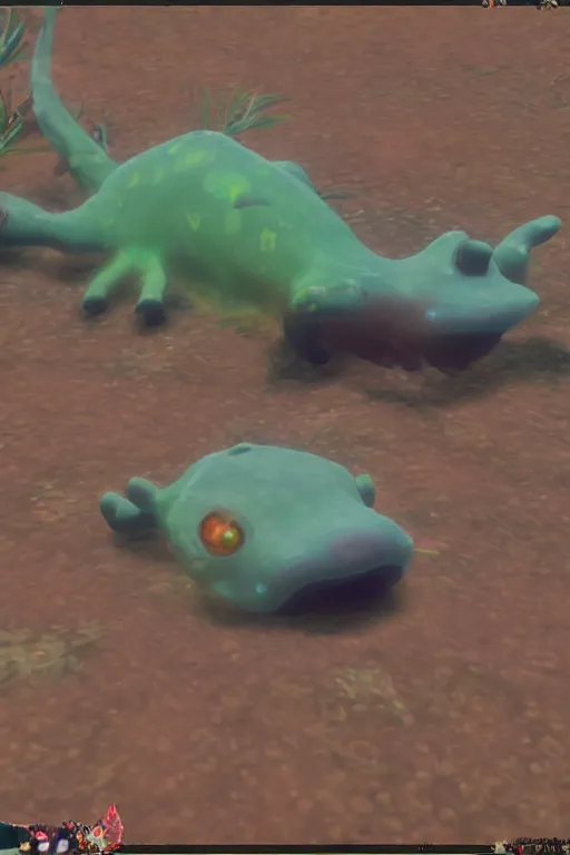 in game footage of an axolotl from the legend of zelda | Stable ...