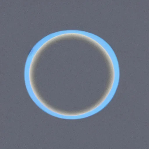 Image similar to 2D digital art of a blue circle with a gray rectangular nose sticking out of it on a white background