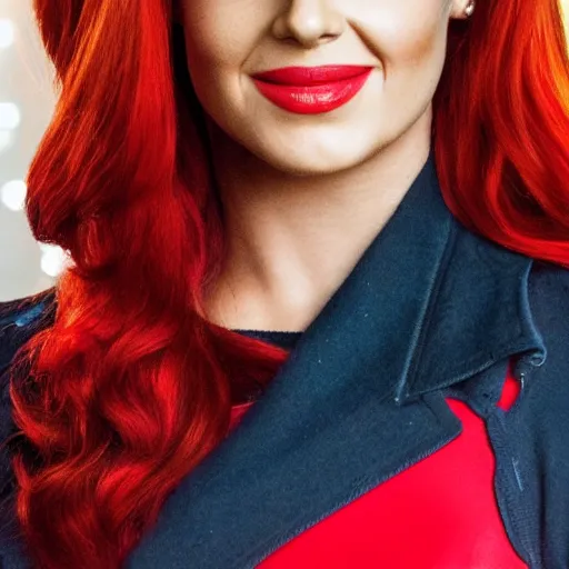 Prompt: a portrait photo of Cheryl Blossom